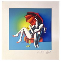 Mark Kostabi, "Liberi Dal Mondo Virtuale" hand sig