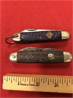 Cub Scout and Boy Scout pocket knives.