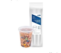 EDI [32 OZ, 20 Sets] Plastic Deli Food Storage