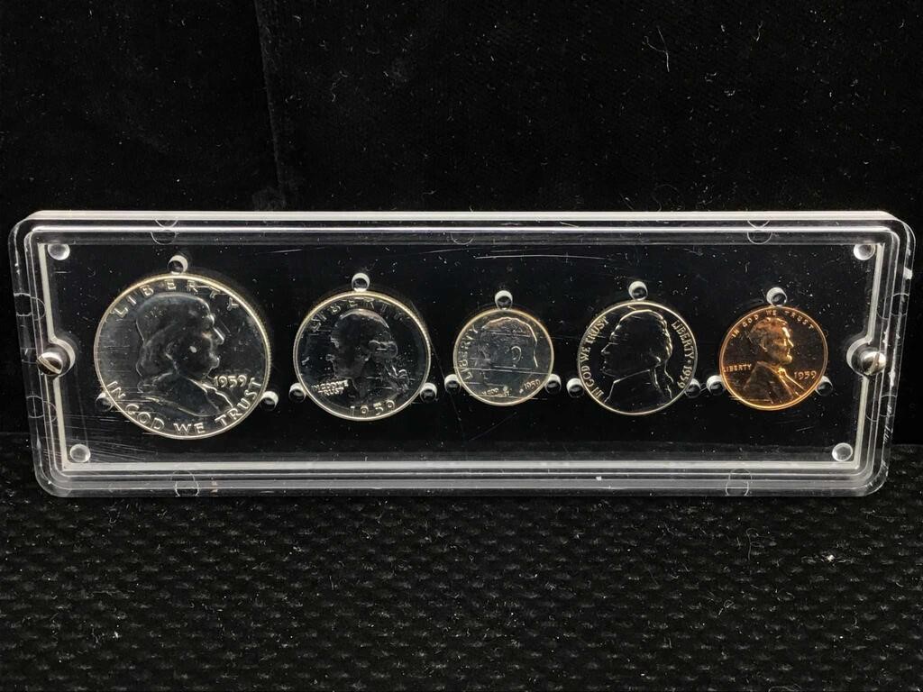 1959 Proof Set Silver Coins