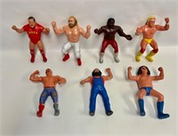 1984 WWF action figures Hulk Hogan / Andre Giant+5