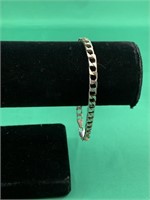 Italian Open Link Sterling Bracelet