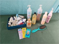 Mini lotions assorted bathroom products