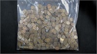 US Coins Lincoln Pennies accumulation, looks to be