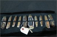 (10) SCHRADE OLD TIMER POCKET KNIFES W/ ROLL
