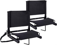 Ohuhu Bleacher Seat with Backrest, Stadium Seats f