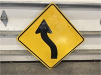 Road sign- curved road