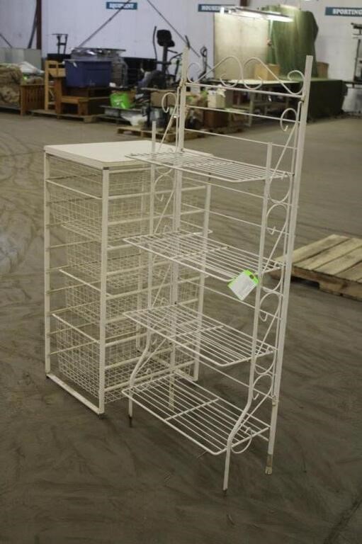 Wire Backers Rack & Wire Rack Approx 22"x11"x58 &