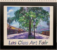 Signed Las Olas Art Fair Poster