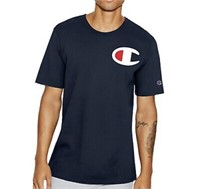 Champion Heritage Patch Logo Tee in Navy