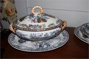 Chinoiserie Tureen with lid by Ashworth Bros
