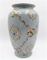 Nice Vintage Chinese Crackle Floral Vase