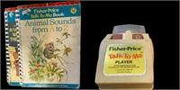 Vintage Fisher Price Talk To Me Player