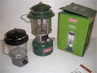 2 Coleman Lanterns 1 Propane-1 White Fuel