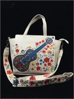LoungeFly Pixar ‘Coco’ Floral Guitar Handbag w/