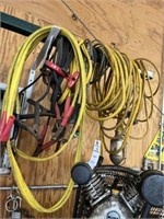 Jumper Cables, Extension Cords, Drop Light