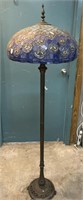Vintage Tiffany Style Floor Lamp 62” h