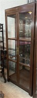 Wood Display Cabinet , Glass Front 2 Door , Glass