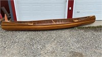 Custom Made 17' Red Wood and Cedar Keshequa Canoe
