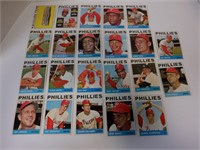 LOT OF 22 1964 TOPPS PHILLIES CARDS