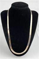 925 Silver Wide Herringbone Necklace Chain