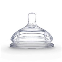 Comotomo silicone replacement nipple, clear, 6 mon