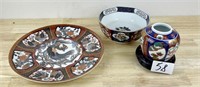 Asian Hand Painted Porcelain Lot