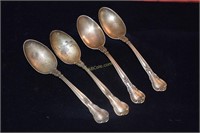 4 Sterling Tea Spoons (Vintage 1895), 109g