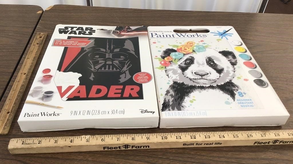 Star Wars & Panda Paint Kits