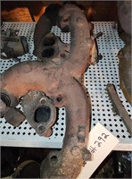 Exhaust Manifold header of chevy motor mid 50s