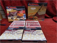 New Lionel Shovel,(4)road signs, crane.