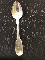 Coin silver tea spoon by William Kendrick