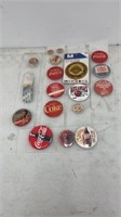 Collectible pin lot Coca Cola