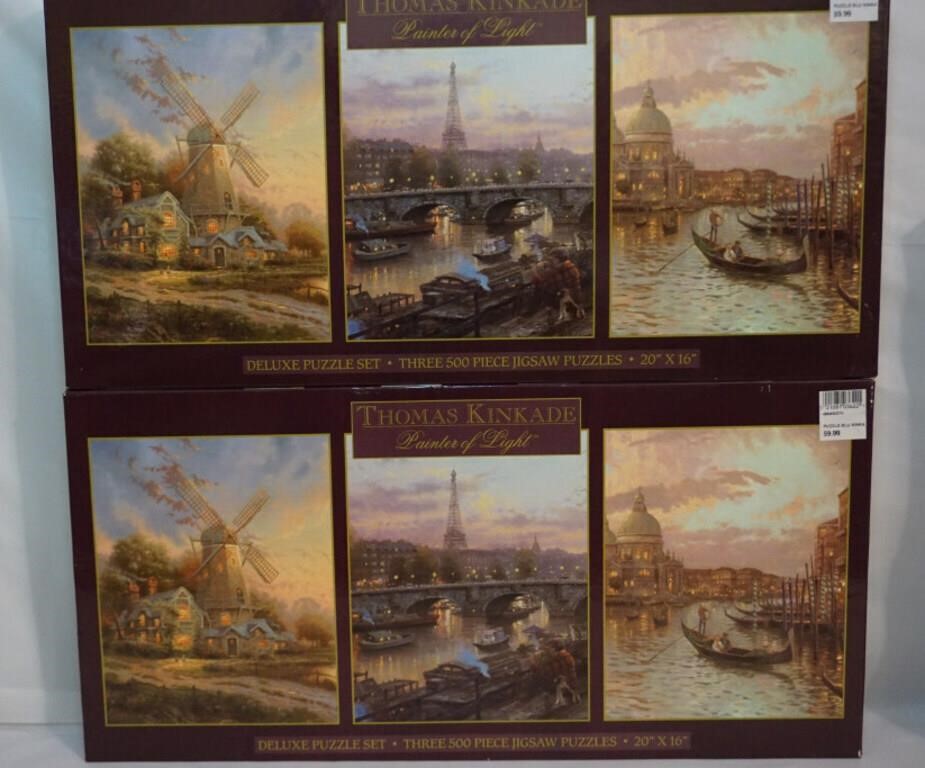 Thomas Kinkade Painters of Light Puzzles