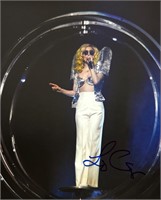 Autograph COA Lady Gaga A3 Poster