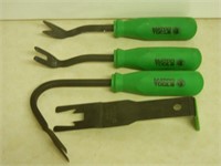 Four Matco Upholstery Trim Panel Clip Tools