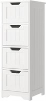 N3517  Homfa Bathroom Floor Cabinet 4 Drawers