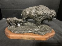 Bronze Buffalo By George Bassett, HEAVY.