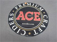 ~ Ace Cider Porecelain Sign