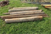 Pile Misc Fence Posts