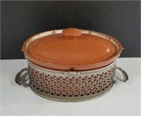 Vintage Guernsey Cooking Ware Stoneware Casserole