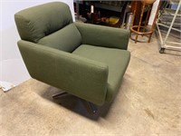 Vintage Swivel Green Chair