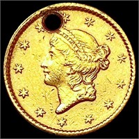 1853 Rare Gold Dollar HIGH GRADE