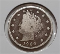 LIBERTY (V) NICKEL-1906-P