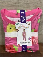 Girls size 10 pajama set