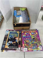 Beanie baby tags and magazines