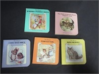 (5) 1985 Mini Board Books