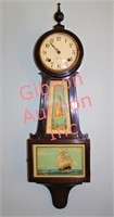 Antique Nautical Sessions Wall Mount Clock