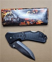 BUCK SHOT FOLDING KNIFE