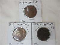 (3) Large cents